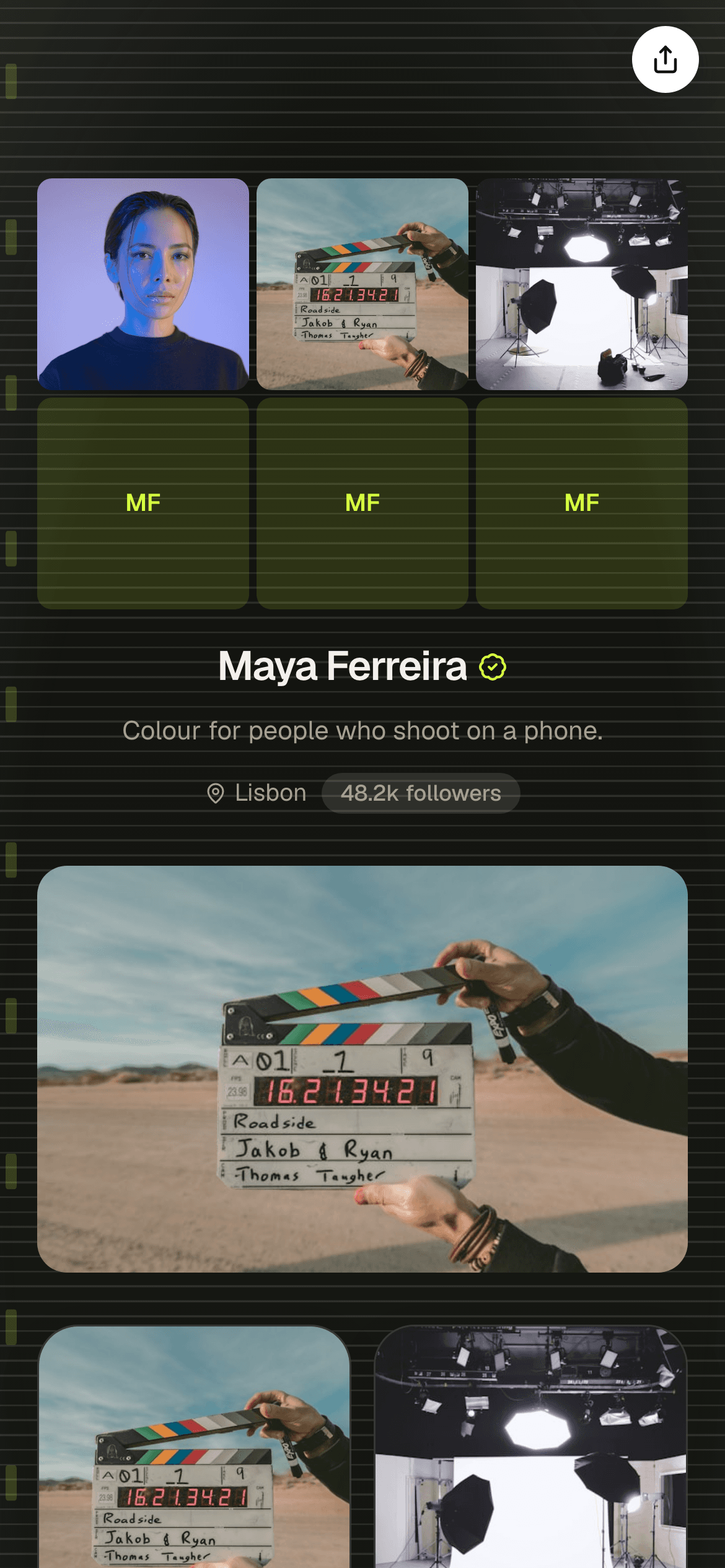 An Adfluence store on a phone