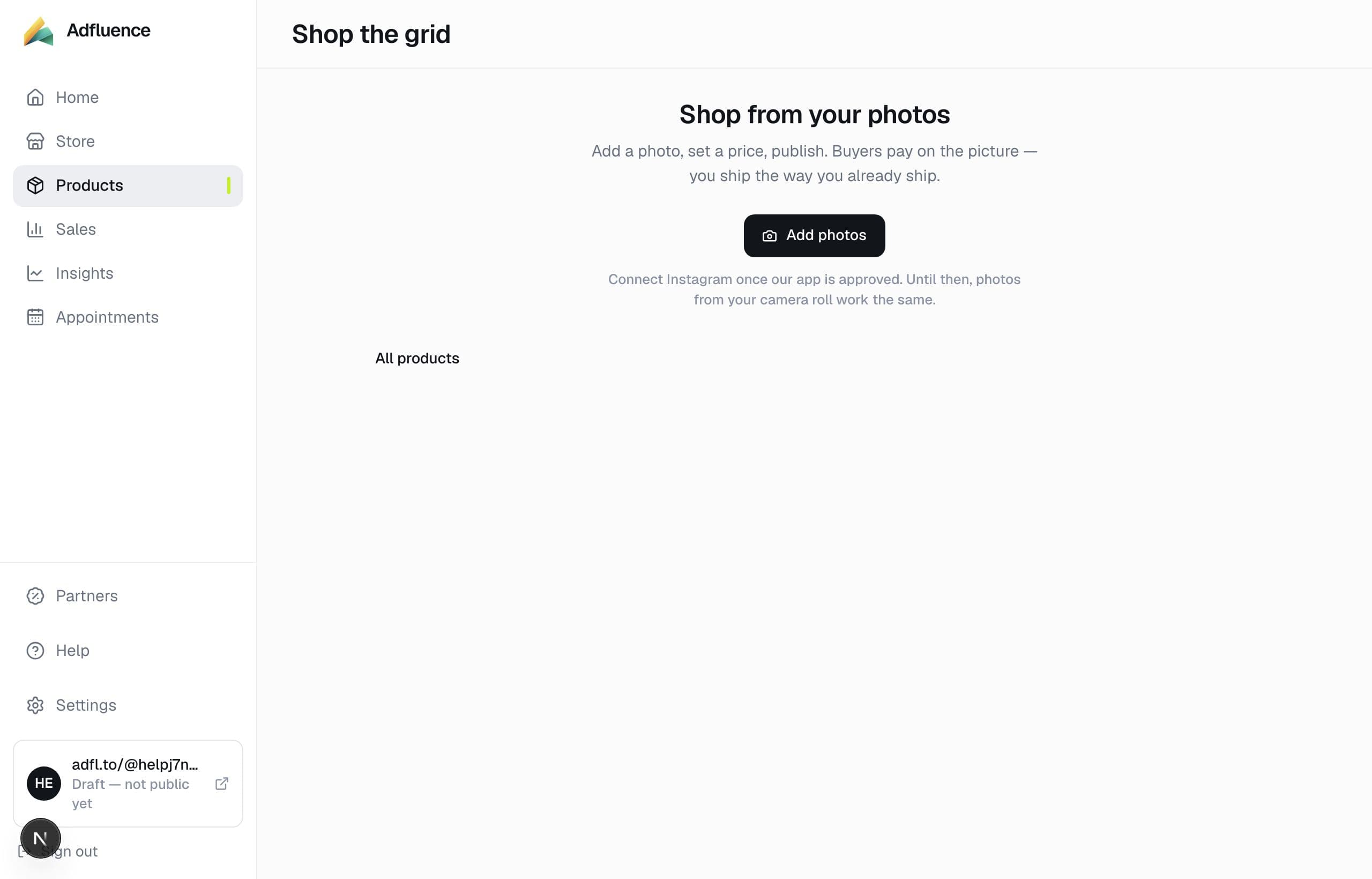 Shop the Grid — Instagram posts as products