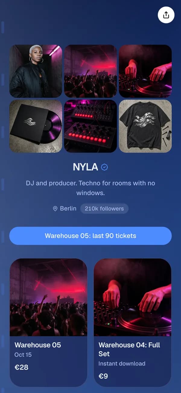 NYLA's store on Adfluence